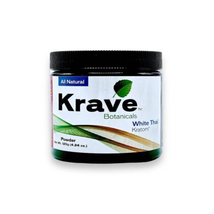 Krave Powder White Thai - 120g - White Thai Kratom Powder