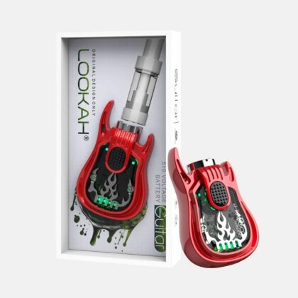 Lookah Guitar 510 Battery in Red