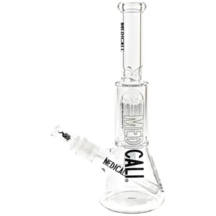 Medicali 12" Showerhead Straight Glass Water Pipe