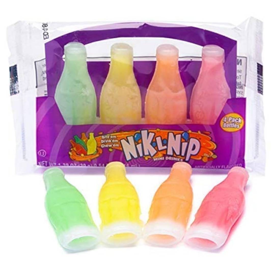 Nik-L-Nip Wax Bottles Candy - Cherry