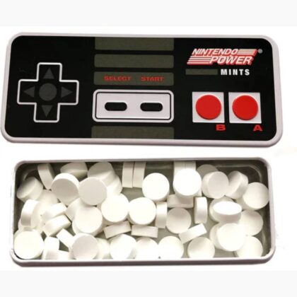 Nintendo Power Mints Peppermint Candy in Collectible Tin