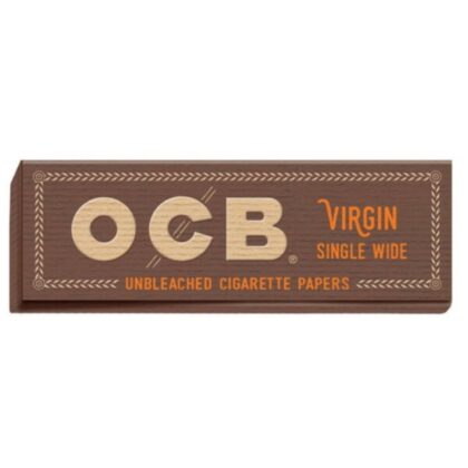 OCB Virgin Single Wide Rolling Papers - Single Pack