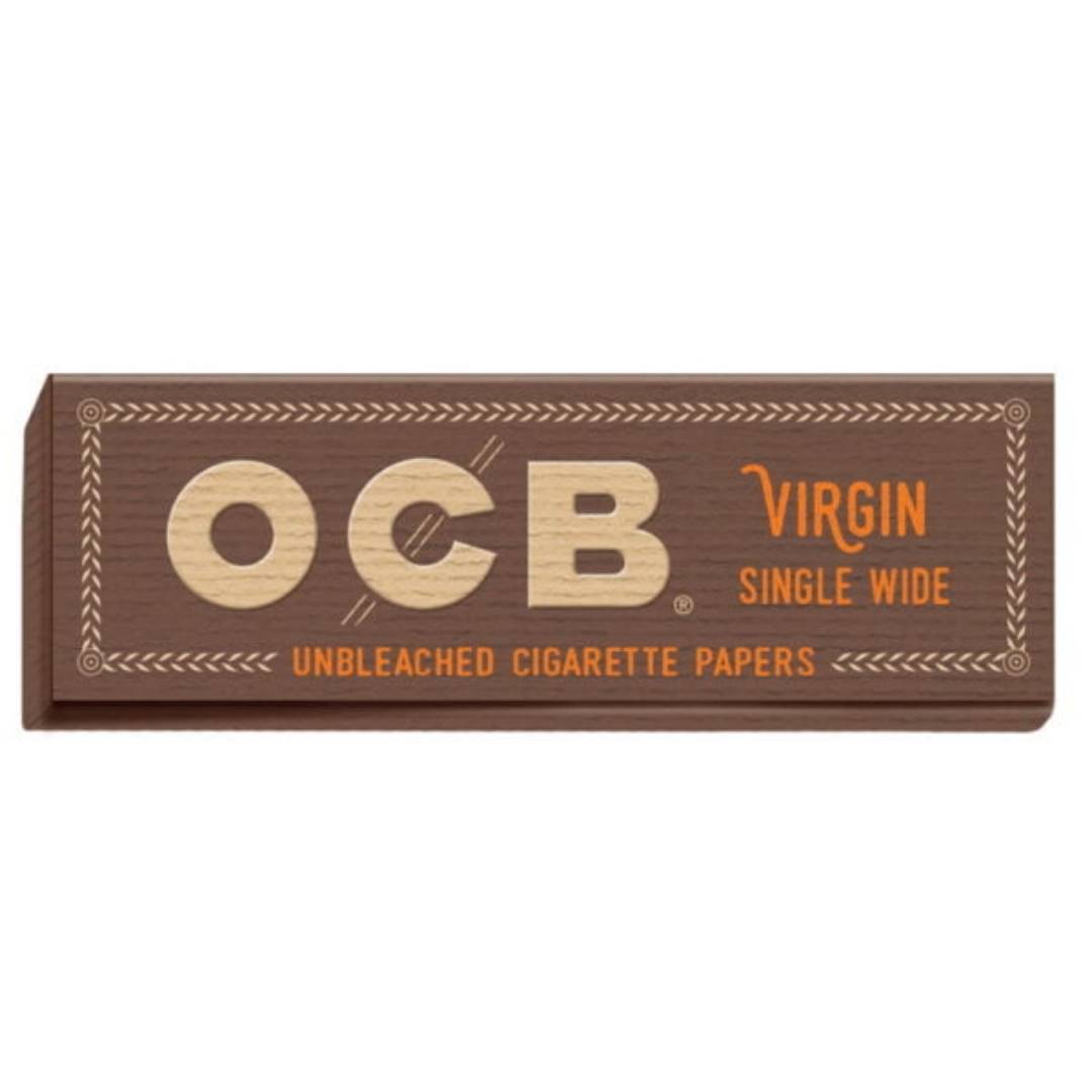 OCB Virgin Single Wide Rolling Papers - Single Pack