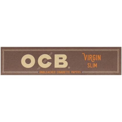 OCB Virgin Slim Unbleached Rolling Papers - 32pk