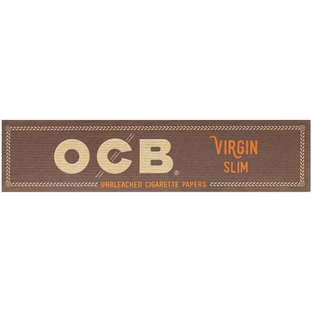 OCB Virgin Slim Unbleached Rolling Papers - 32pk