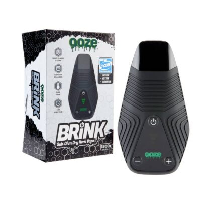 Ooze Brink - Panther Black Dry Herb Vaporizer