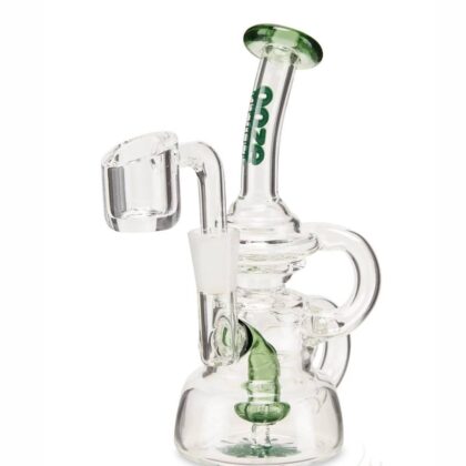 Ooze Flood Mini Dab Rig - Slime Green