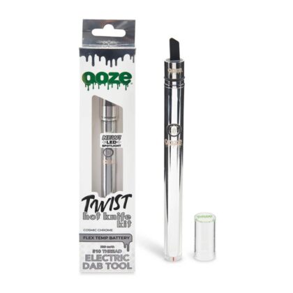 Ooze Hot Knife Twist 2.0 Chrome Electric Dab Tool Attachment