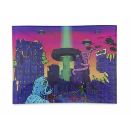 Ooze Rolling Tray - Shatter Resistant Glass - After Hours - Small