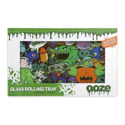 Ooze Rolling Tray Shatter Resistant Glass Monstrosity Medium