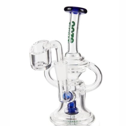 Ooze Surge Mini Dab Rig - Dark Blue