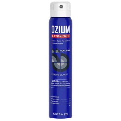 Ozium Air Sanitizer Spray in Carbon Black - 3.5 oz