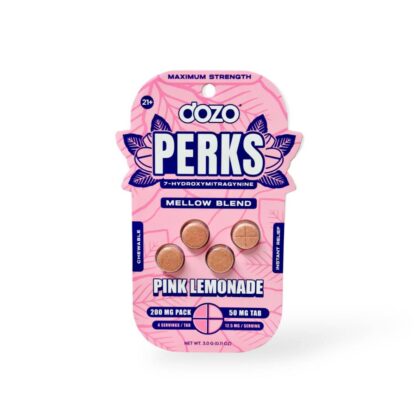 Dozo Perks Pink Lemonade 7-OH Extract Tablets