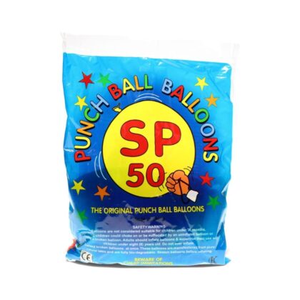 50-Pack Punch Balloons for Parties and Celebrations