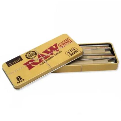 RAW Cones Classic 1 1/4 - 8pk pre-rolled cones