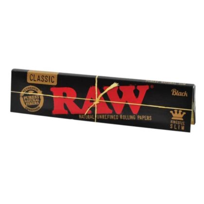 RAW Black King Size Slim Rolling Papers