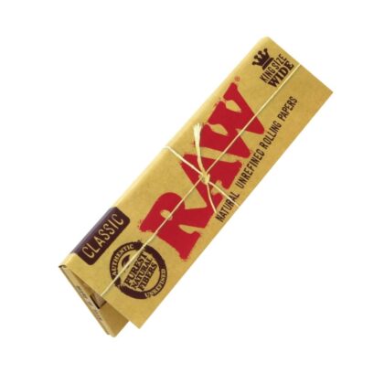 RAW Classic King Size Wide Rolling Papers - 50 Pack