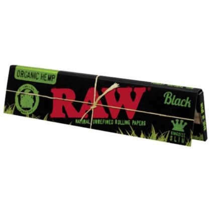 RAW Organic Black King Slim Rolling Papers