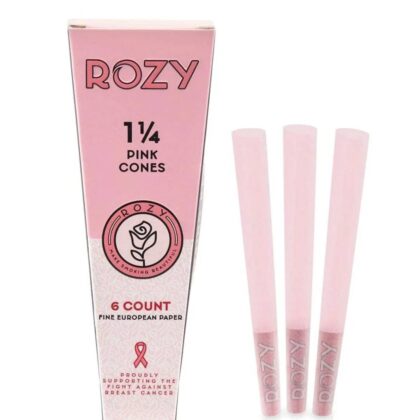 Rozy Pink Cones - Pre-Rolled Cones - 6-Pack - Smoking Accessories