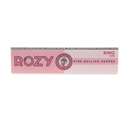 Rozy Pink King Size Rolling Papers - Premium European - 32 Sheets