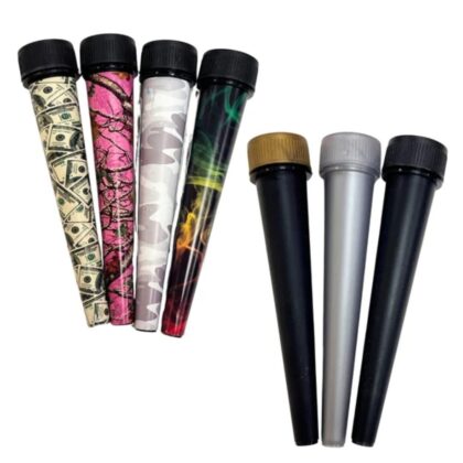 Safety Pop Top Cig Saver Tube in Assorted Designs