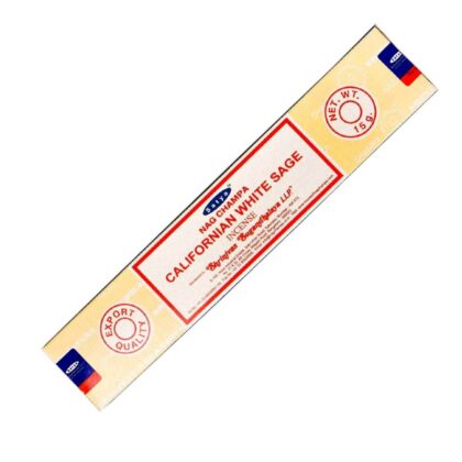 Satya Californian White Sage Incense Sticks - Palo Santo Wood Infused