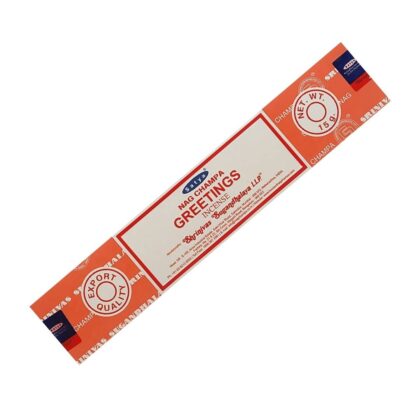Satya Greetings Incense Sticks - Aromatherapy 15g Pack