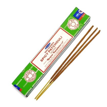 Satya Spicy Patchouli Incense Sticks - 15g Pack