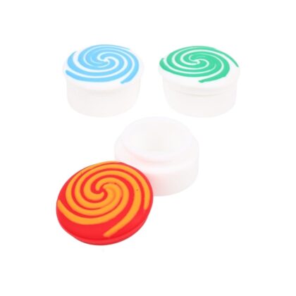 Small Spiral Silicone Jar