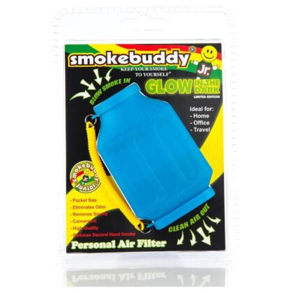 Smoke Buddy Original Glow in the Dark Blue personal air filter