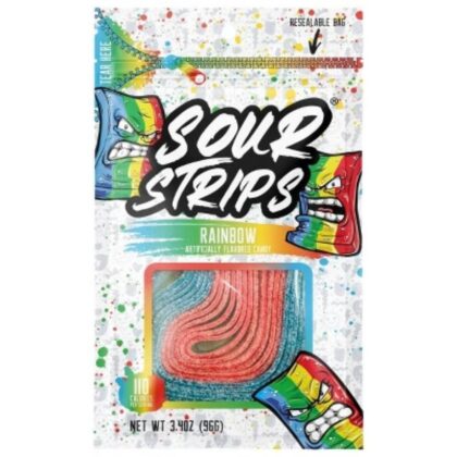 Sour Strips Rainbow - Colorful and Flavorful Sour Candy Strips