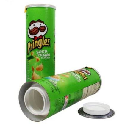 Pringles Sour Cream & Onion Potato Crisps Chips 5.5oz Stash Container