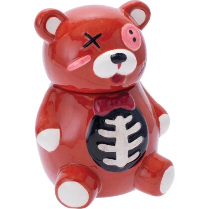 4.5" Zombie Scare Bear Storage Jar