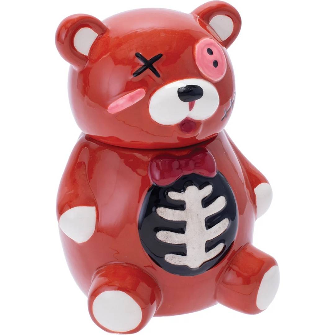 4.5" Zombie Scare Bear Storage Jar