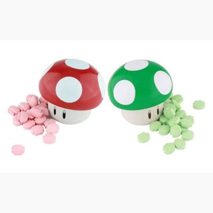 Super Mario Mushroom Sour Candy Tin