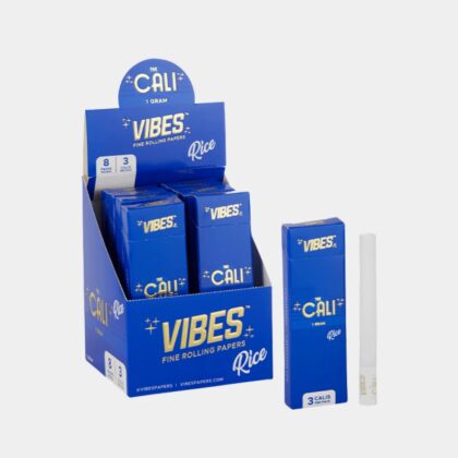VIBES Cali 1 Gram Box - Rice - 24 Cones