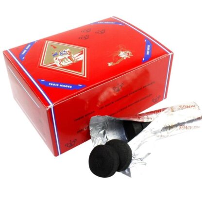 Three Kings Charcoal Regular Full Box - 40mm Hookah Charcoal Cubes