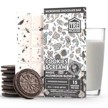 Tre House Magic Murshroom Bar - Cookies & Cream chocolate bar