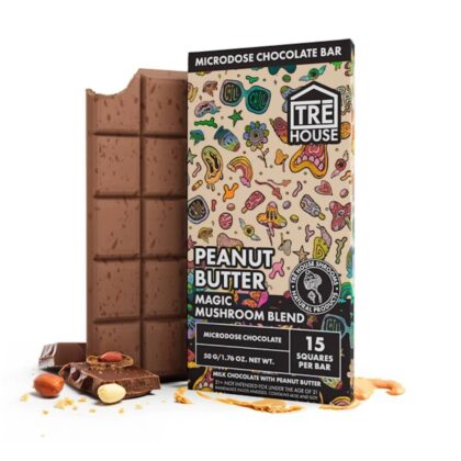 Peanut Butter Magic Mushroom Chocolate Bar - Exotic Snacks & Drinks