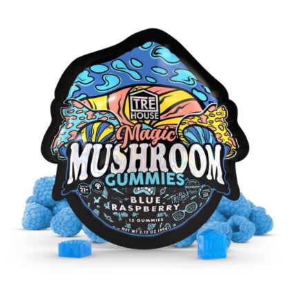 TreHouse M.Mushroom Gummies 15ct- Blue Raspberry