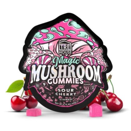 Sour Cherry Magic Mushroom Gummies - TreHouse - 15ct