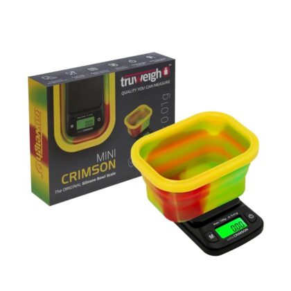 Truweigh Mini Crimson Scale Collapsible Bowl - 100g x 0.01g