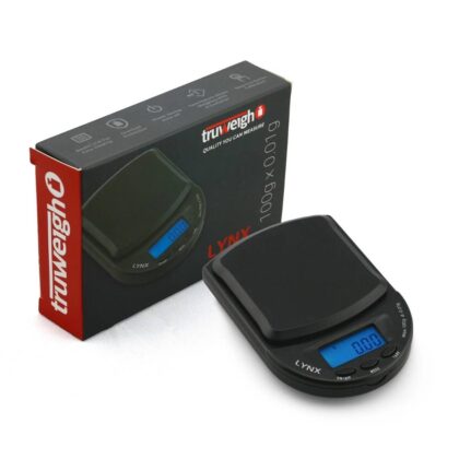 Truweigh Lynx Digital Mini Scale - 100g x 0.01g Black