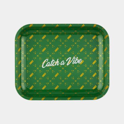 VIBES Catch A Vibe Rolling Tray in green