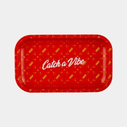 VIBES Catch A Vibe Rolling Tray in red
