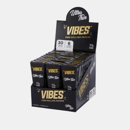VIBES Cones Box - 1.25" - Ultra Thin - 180 Cones