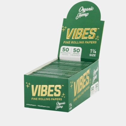 VIBES Organic Hemp Rolling Papers 1.25" Single Pack