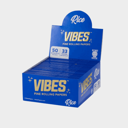 VIBES Papers Box King Size Slim Rice Single Pack