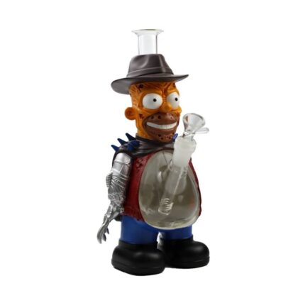 Steel Claw Homer Water Pipe - 11-Inch PVC & Glass