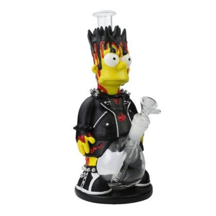 11" Street Bart PVC+ Water Pipe - Durable and stylish smoking accessory made of high-quality PVC materials